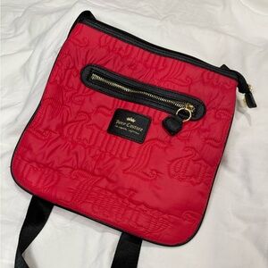 Juicy Couture Red Quilted Crossbody Bag